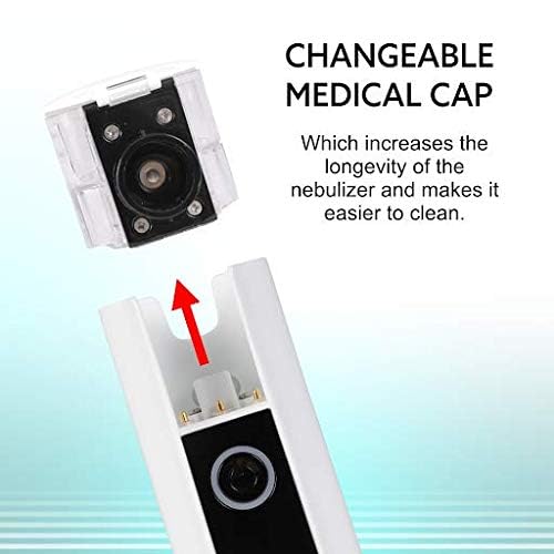 BPL Medical Technologies Breath Ezee N20 Handheld Mesh Nebulizer Machine - Cool Mist Inhaler, No Noise, Personal Inhalers For Breathing Problems Lightweight, Travel Friendly For Adults & Kids - White - Image 10