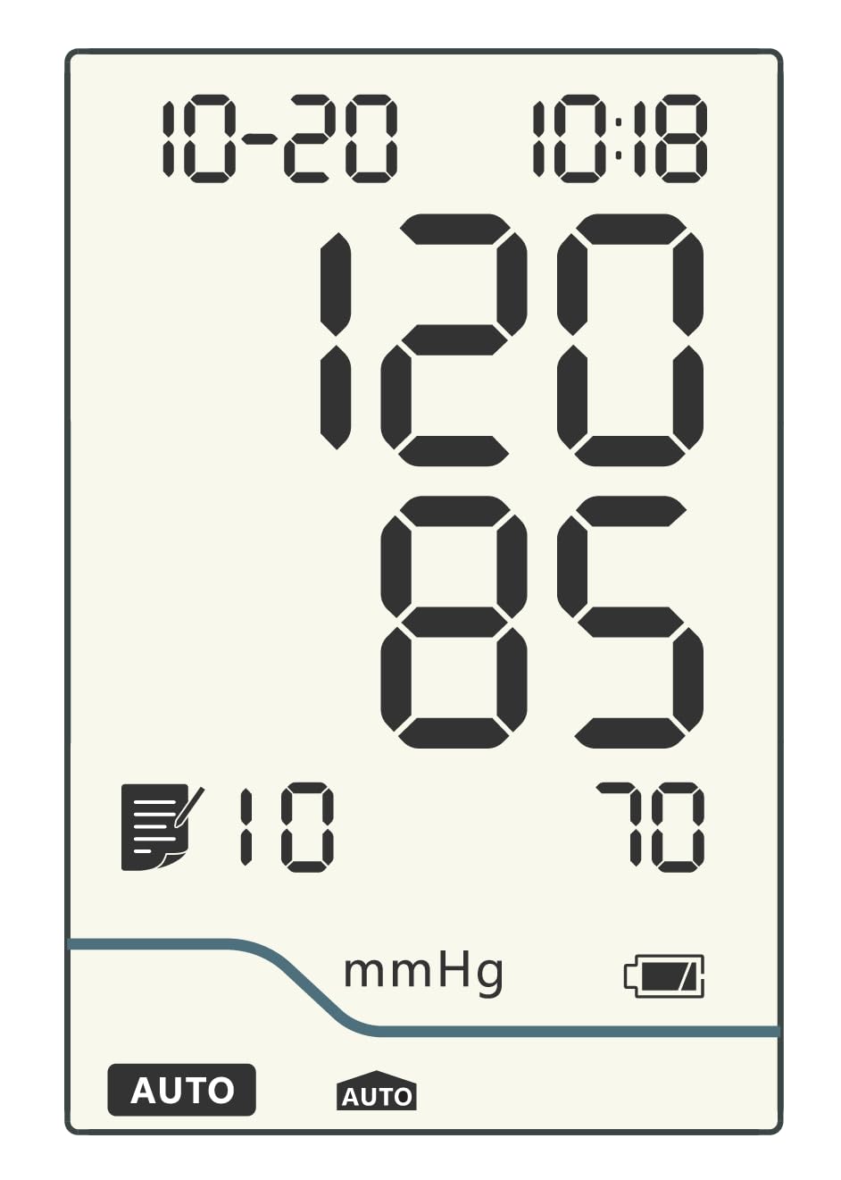 BPL Medical Technologies B20 Large Digital Blood Pressure Monitor|LCD Display|BP Apparatus for Home & Hospital|Hypertension & Managing Heart Health Device - White - Image 2