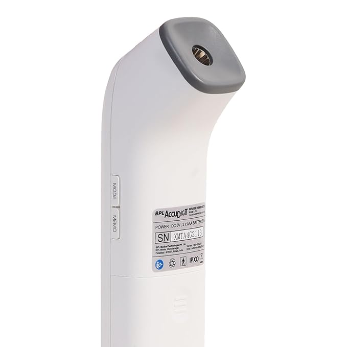 BPL Medical Technologies Accudigit F4 Non Contact Infrared Thermometer - Fast & Accurate Forehead Thermometer for Adults & Kids (White) - Image 3